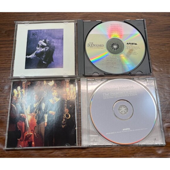 Whitney Houston Lot of 2 Movie Soundtracks CD The Preachers Wife & Bodyguard - Picture 6 of 8